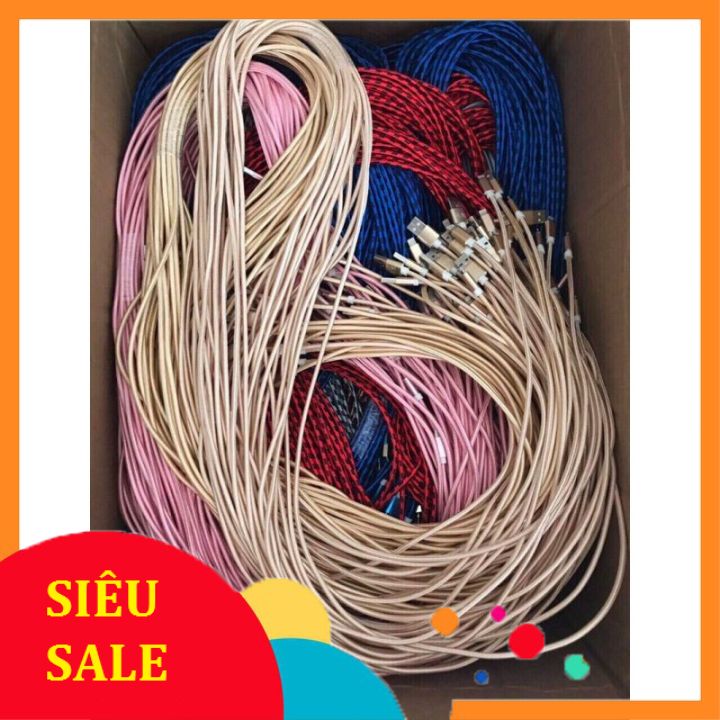 Dây sạc dài 3m bọc dù siêu bền