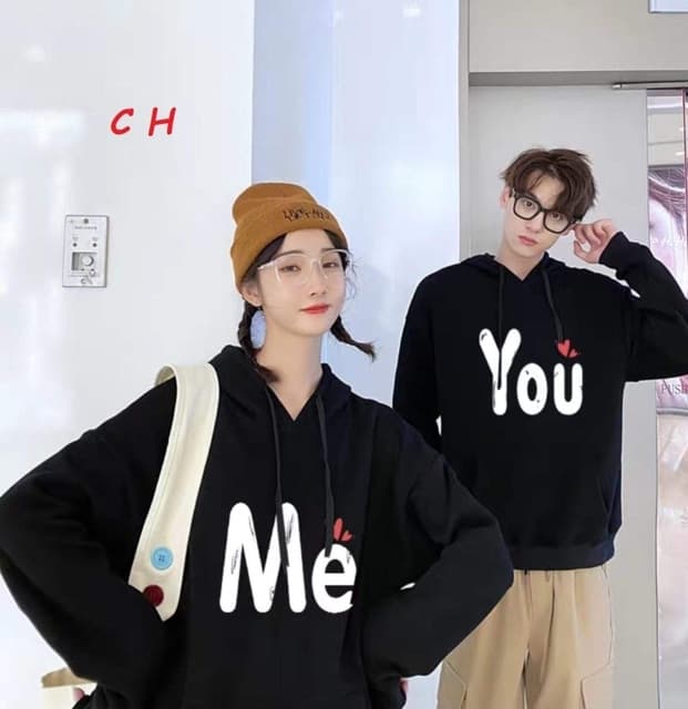 Áo Hoodie Cặp Đôi Me You  Thời Trang (2 chiếc)