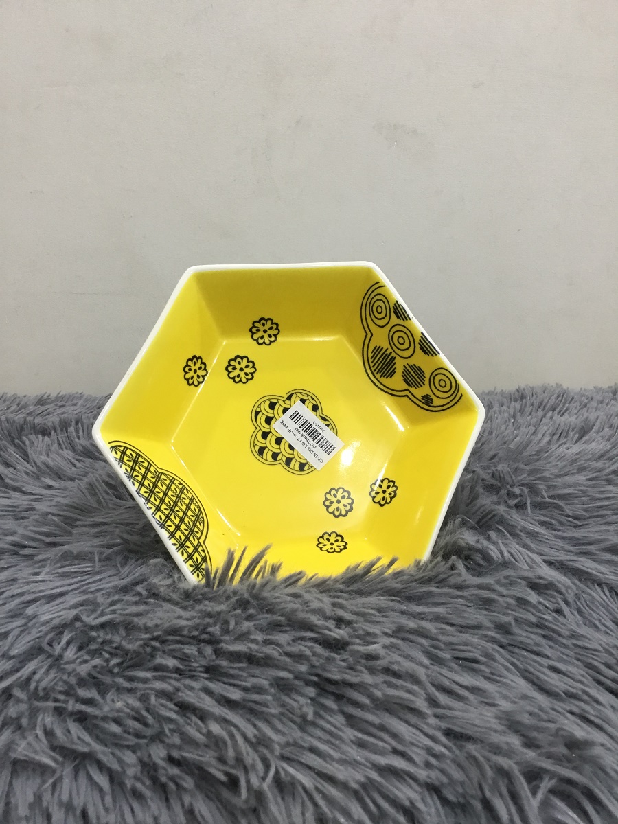 DĨA LỤC GIÁC 15 CM - GỐM SỨ CƯỜNG PHÁT