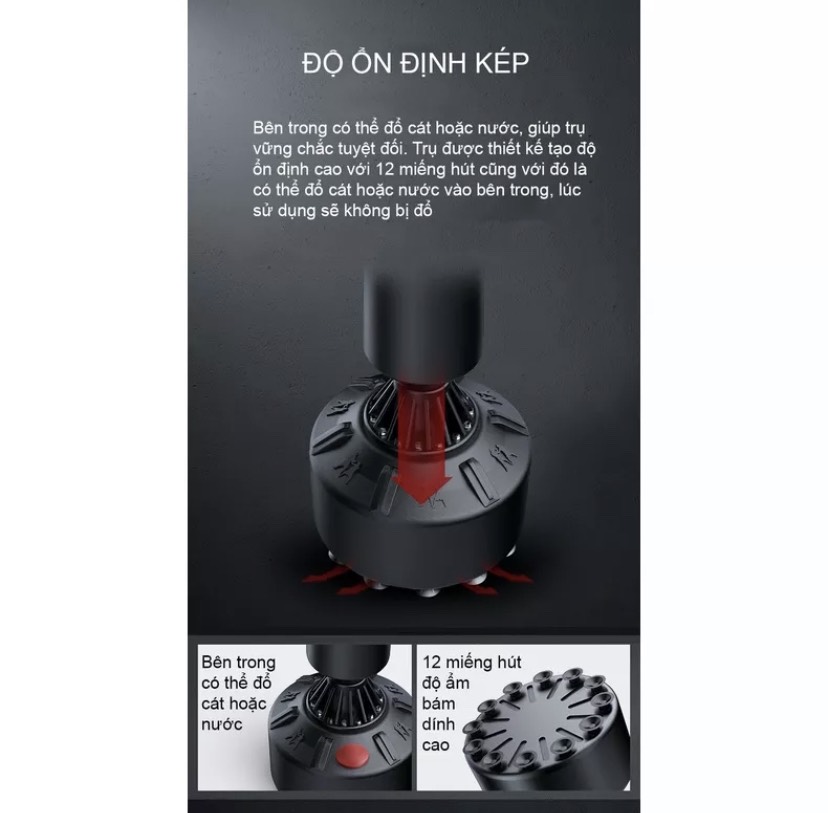 [Tặng Găng Tay boxing] Trụ Đấm Bốc FED Chính Hãng Cao Cấp