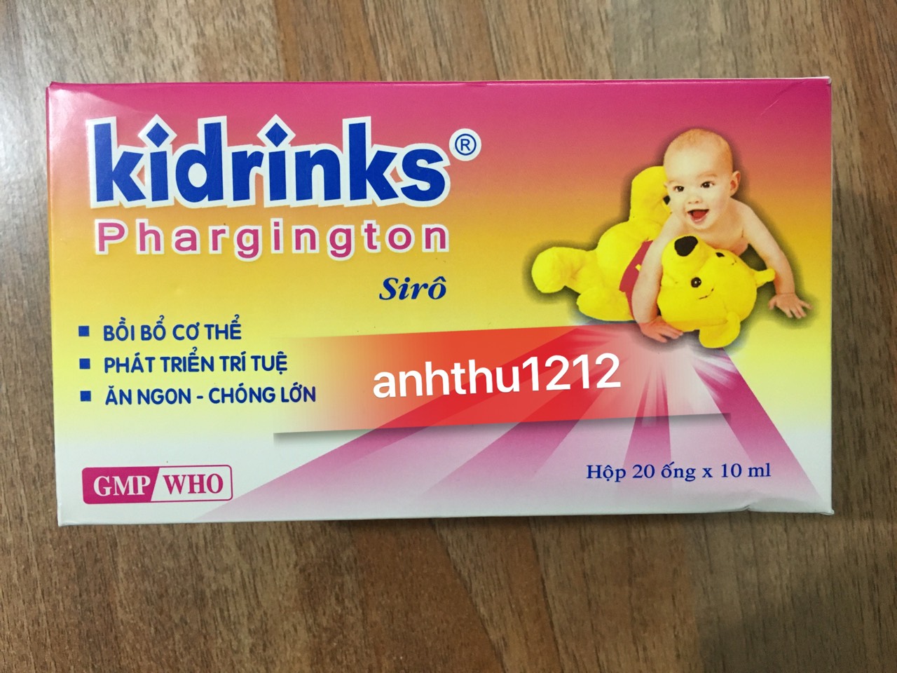 Kidrinks 20 ống Bổ sung các vitamin cho bé