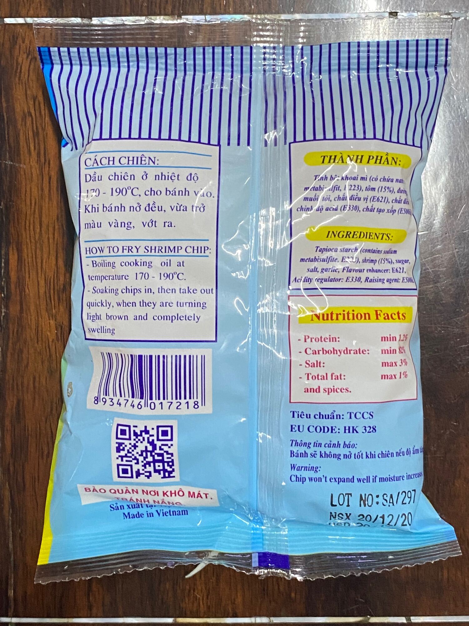 Phồng Tôm Sa Giang (100g)