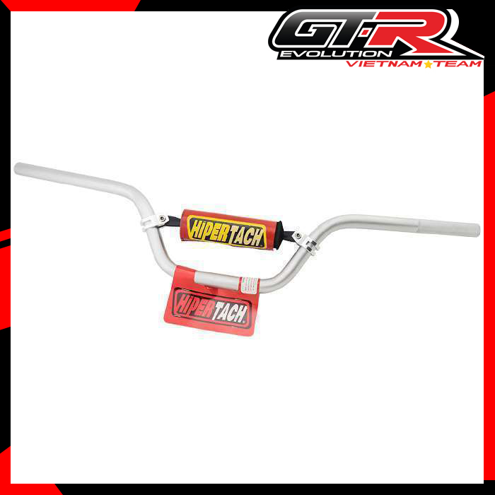 Ghi đông nhôm phi 22mm mẫu cao + thanh giằng có đệm hipertech