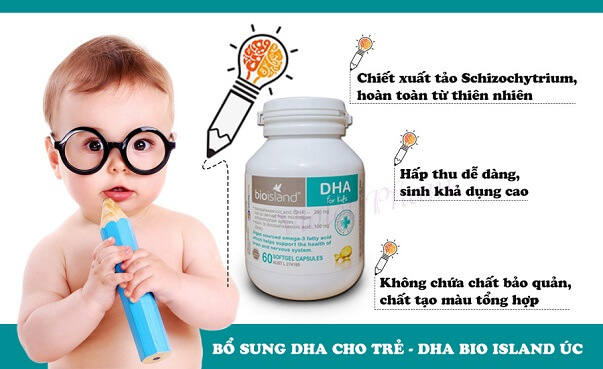 [FREESHIP - MẪU MỚI] Bioisland DHA For Kid -Úc DHA Cho Bé 60 Viên