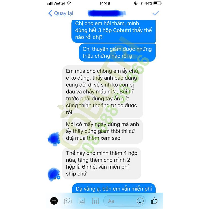 COBUTRI - Hết trĩ táo bón sau sinh
