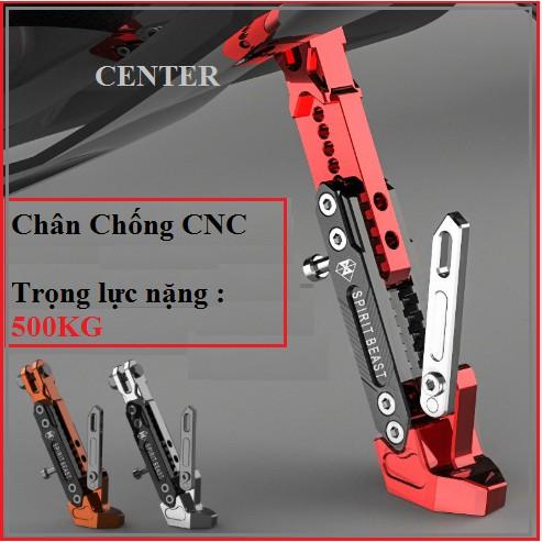 COI KÌA - Đồ chơi thay thế xe máy - chân chống hợp kim nhôm sơn tĩnh điện không gỉ sét M200-DO-54