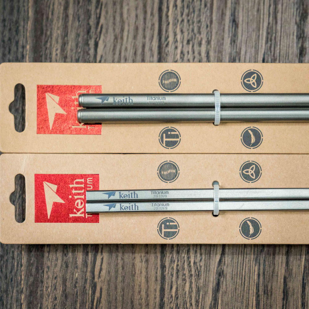 [HCM]Đũa bằng Titanium Chopsticks Keith (Đôi)