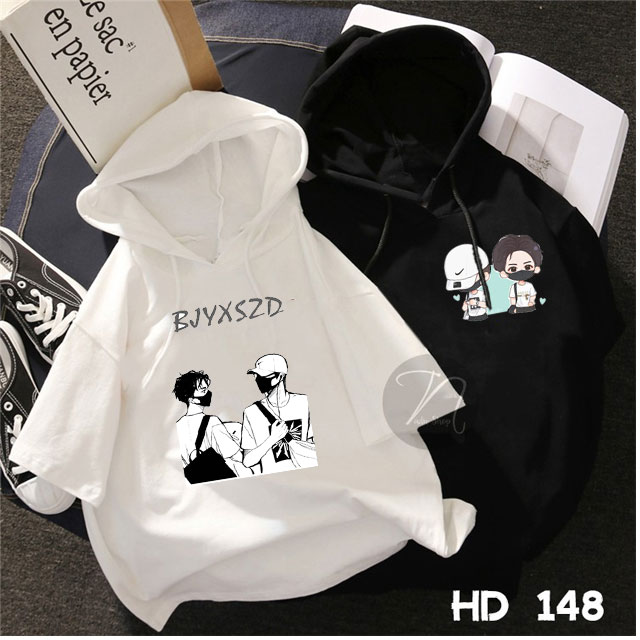 Áo hoodie hè tay lỡ bjyxszd - bác quân nhất tiêu , áo thun tiêu chiến vương nhất bác