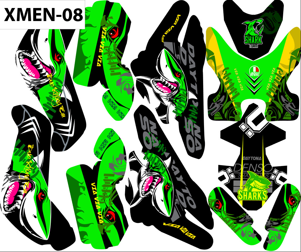 TEM TRÙM XE ĐIỆN XMEN 08