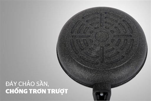 [HCM]CHẢO ĐÁ SIÊU BỀN SUNHOUSE ĐỦ SIZE SBD18-SBD30 (không dùng bếp từ)