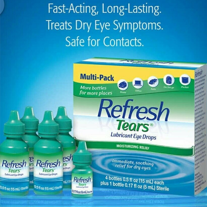 Nước mắt nhân tạo Refresh Plus hộp 5 chai