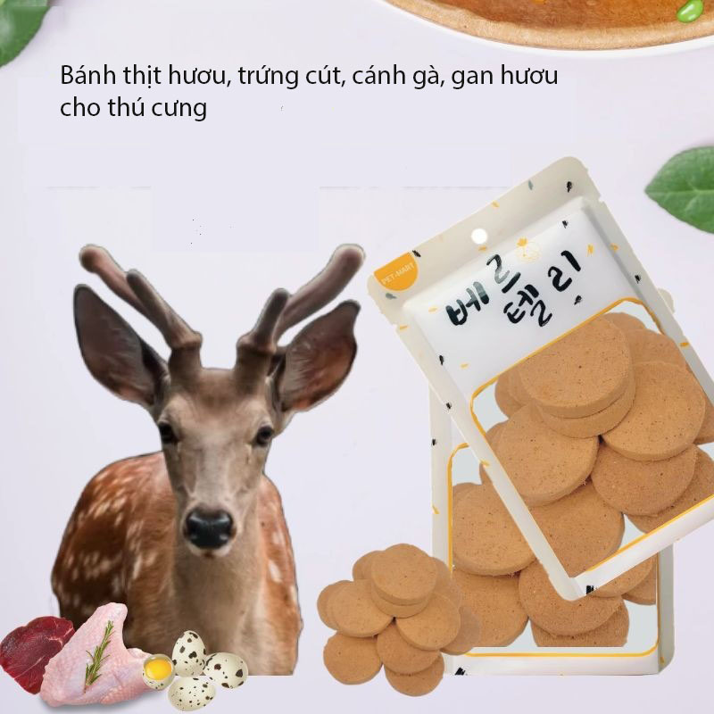 Bánh thưởng nhiều bị cho thú cưng