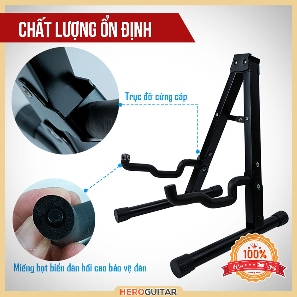 Chân để đàn Guitar [gấp siêu gọn nhẹ] - Chân đàn Guitar chữ A