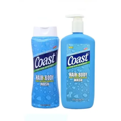 Sữa Tắm Gội Coast Classic Scent Hair & Body Wash (532ml - 946ml) (Product From USA)