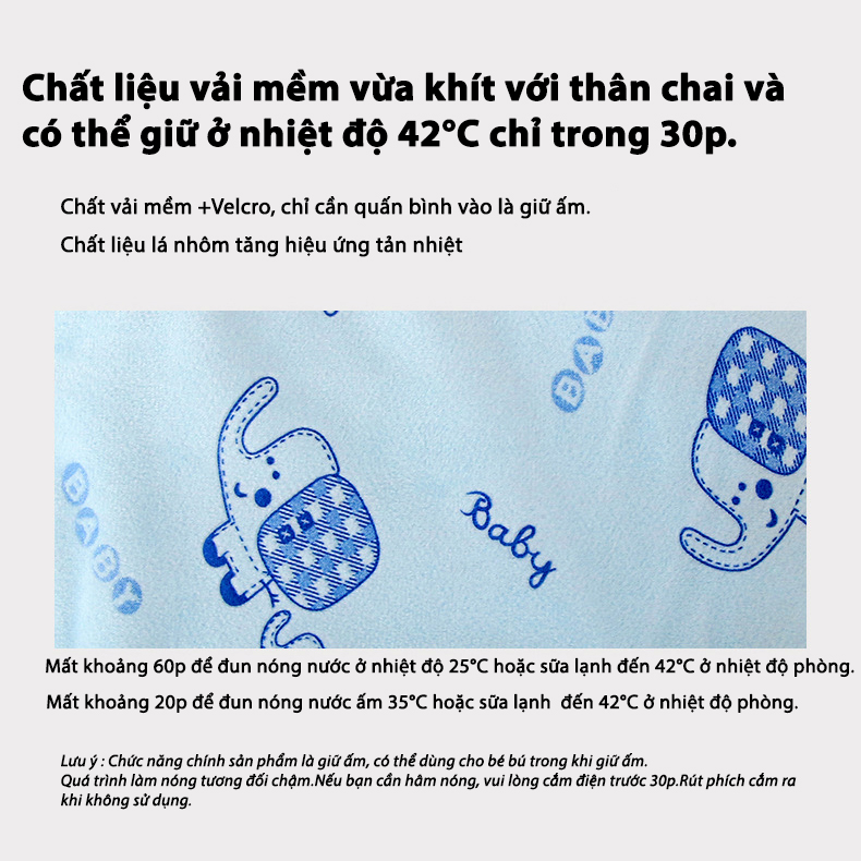 Túi ủ bình sữa thông minh