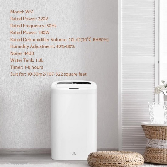 Máy hút ẩm thông minh XIAOMI LEXIU WS1