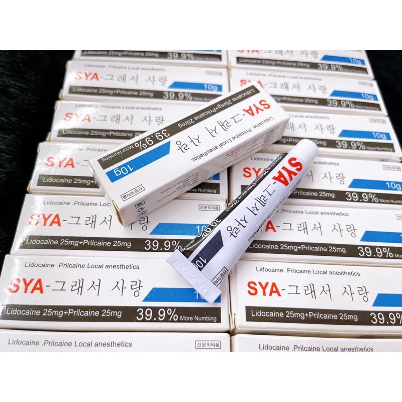 [Set 2 tip] Kem Tê Sya phun xăm Môi mày mí mắt 10g