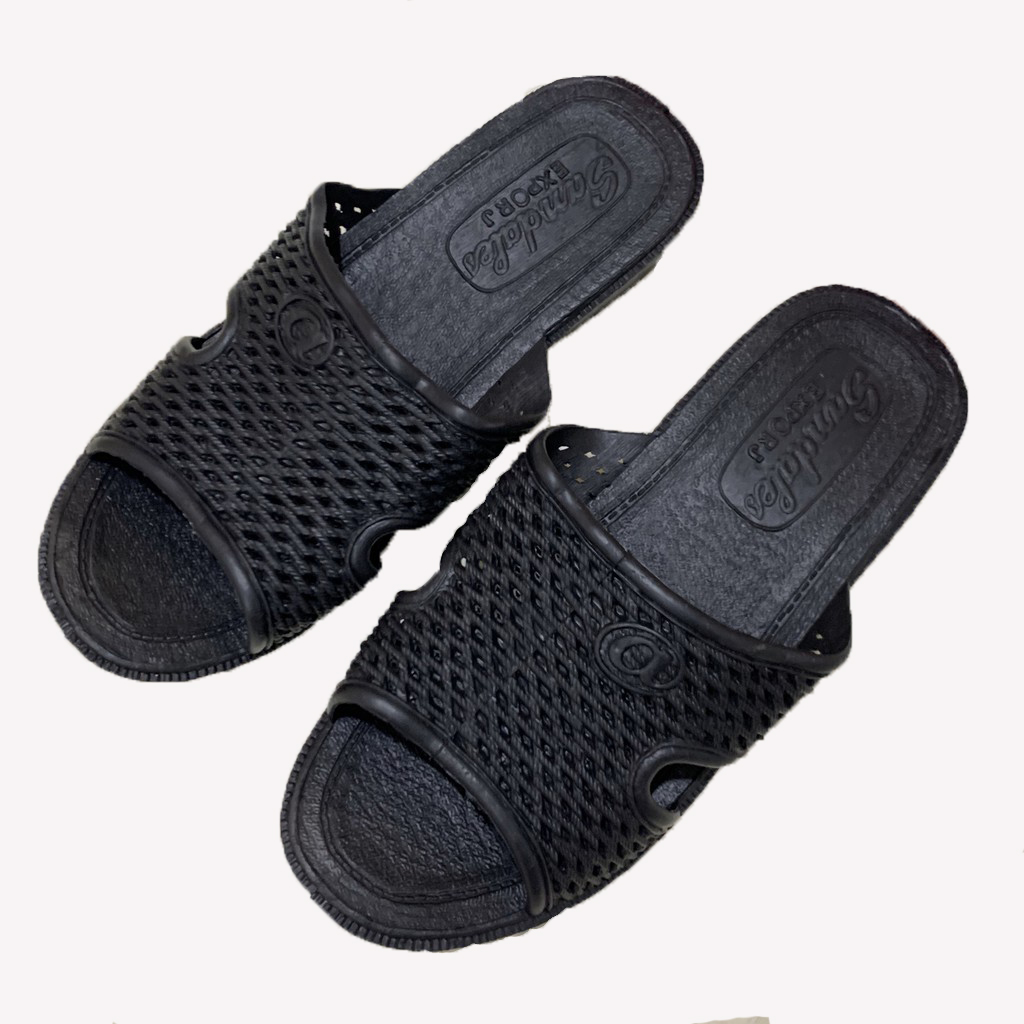 [Hoàn Tiền 15%]Dép tổ ong thần thánh cho nam nữ (xanh than full size )