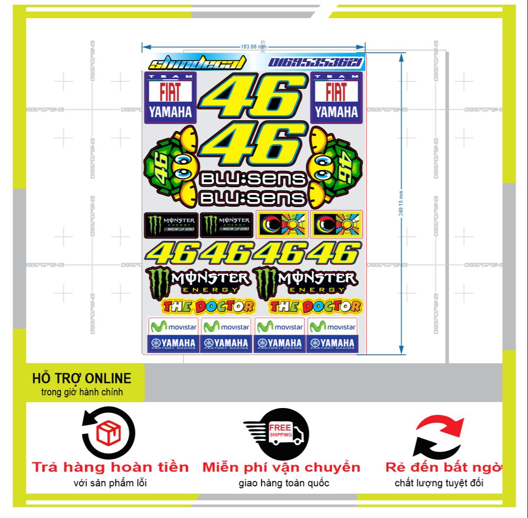 LOGO STICKER CON RÙA 08