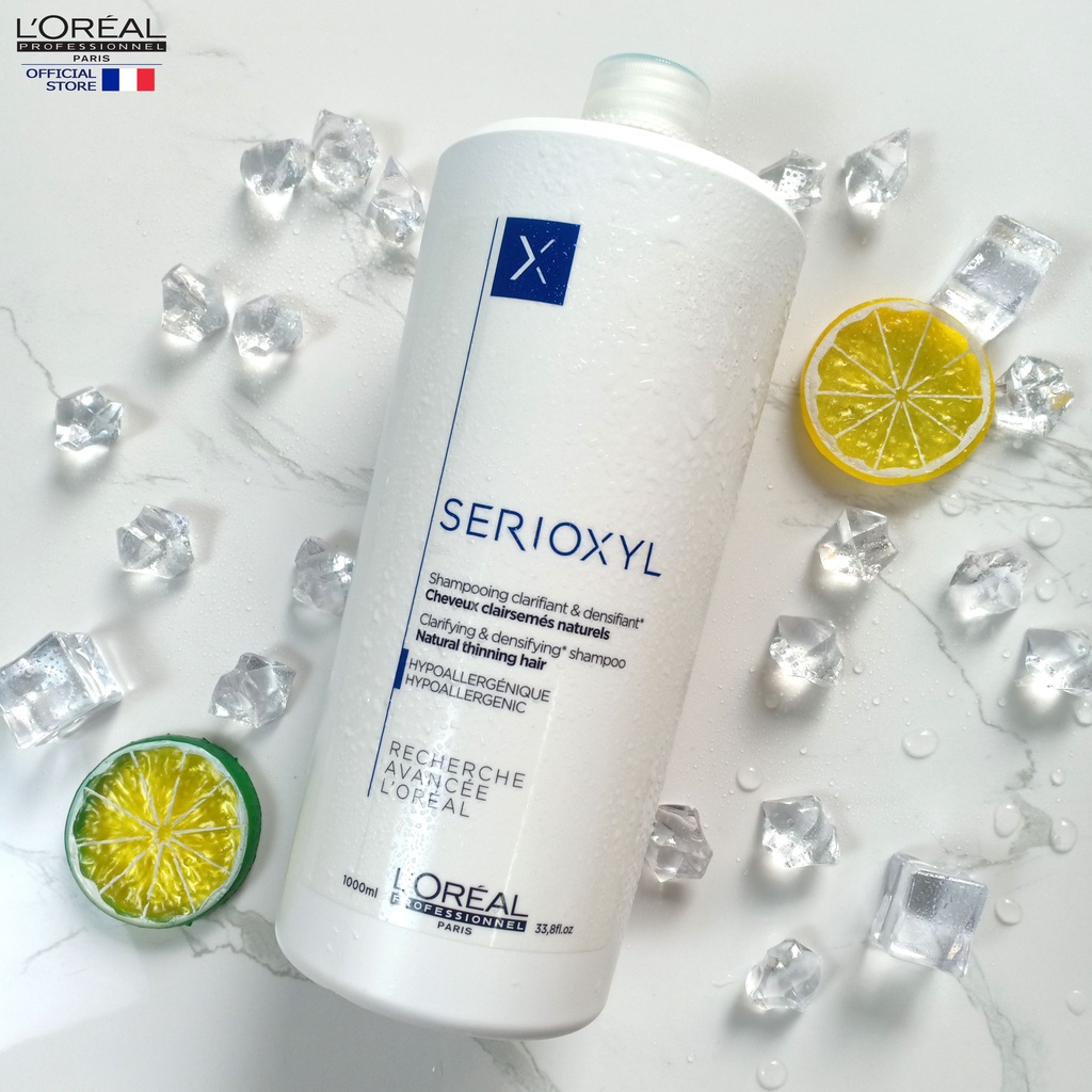 Dầu gội LOreal Professionnel làm dày và kích thích mọc tóc Serioxyl 1000ml