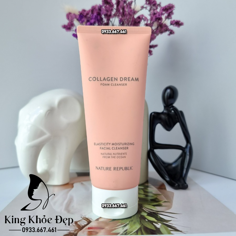 [HCM]Sửa Rửa Mặt Nature Republic Collagen Dream Foam Cleanser