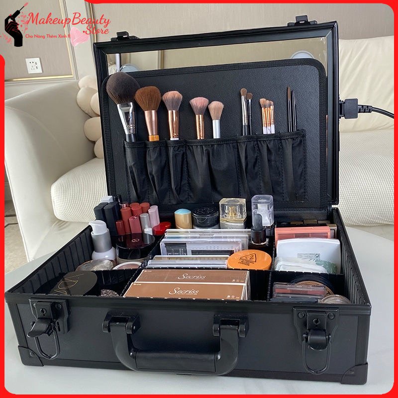Cốp vali cốp trang điểm có gương đèn led MS 801 [ MakeupBeauty.Store Cho Nàng Thêm Xinh ]