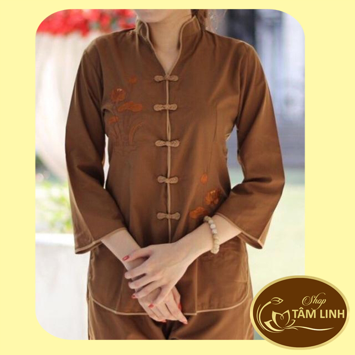 Đồ lam đi chùa_Mẫu Cổ Tàu Viền