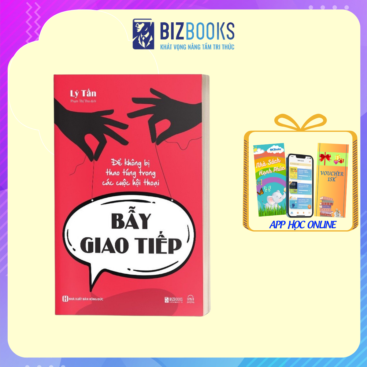 Sách - bẫy giao tiếp - để không bị thao túng trong các cuộc hội thoại