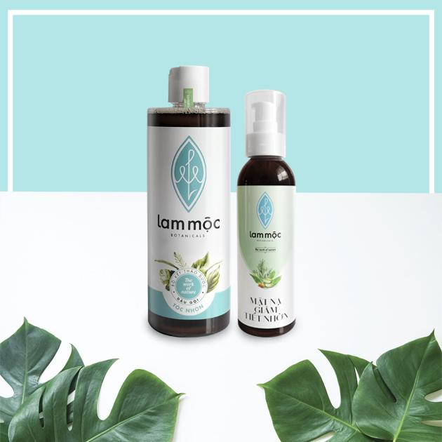Combo bộ sản phẩm giảm nhờn - Lam Mộc