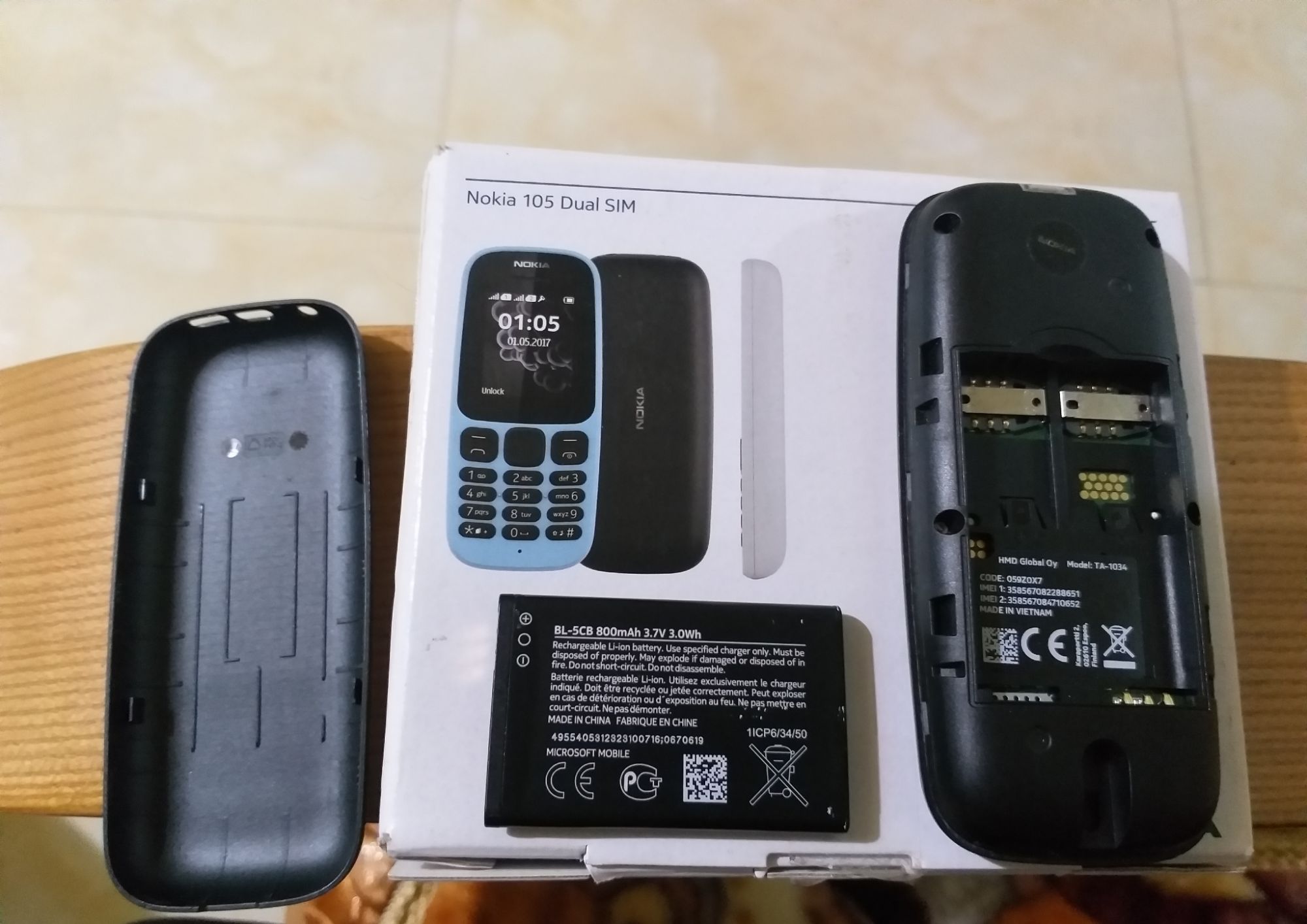 Điện thoại Nokia 105 Dual SIM (2017)