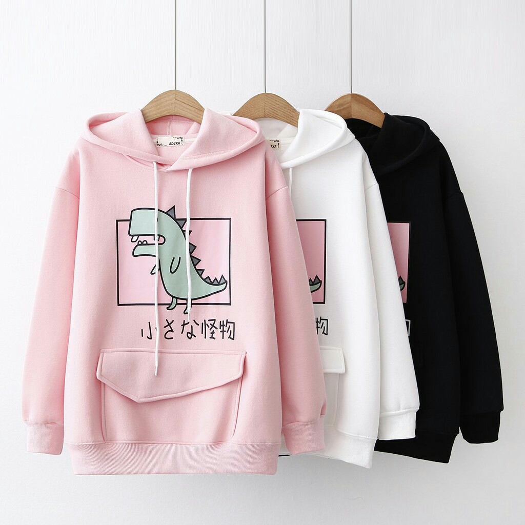 Áo Hoodie Hình Khủng Long Cute
