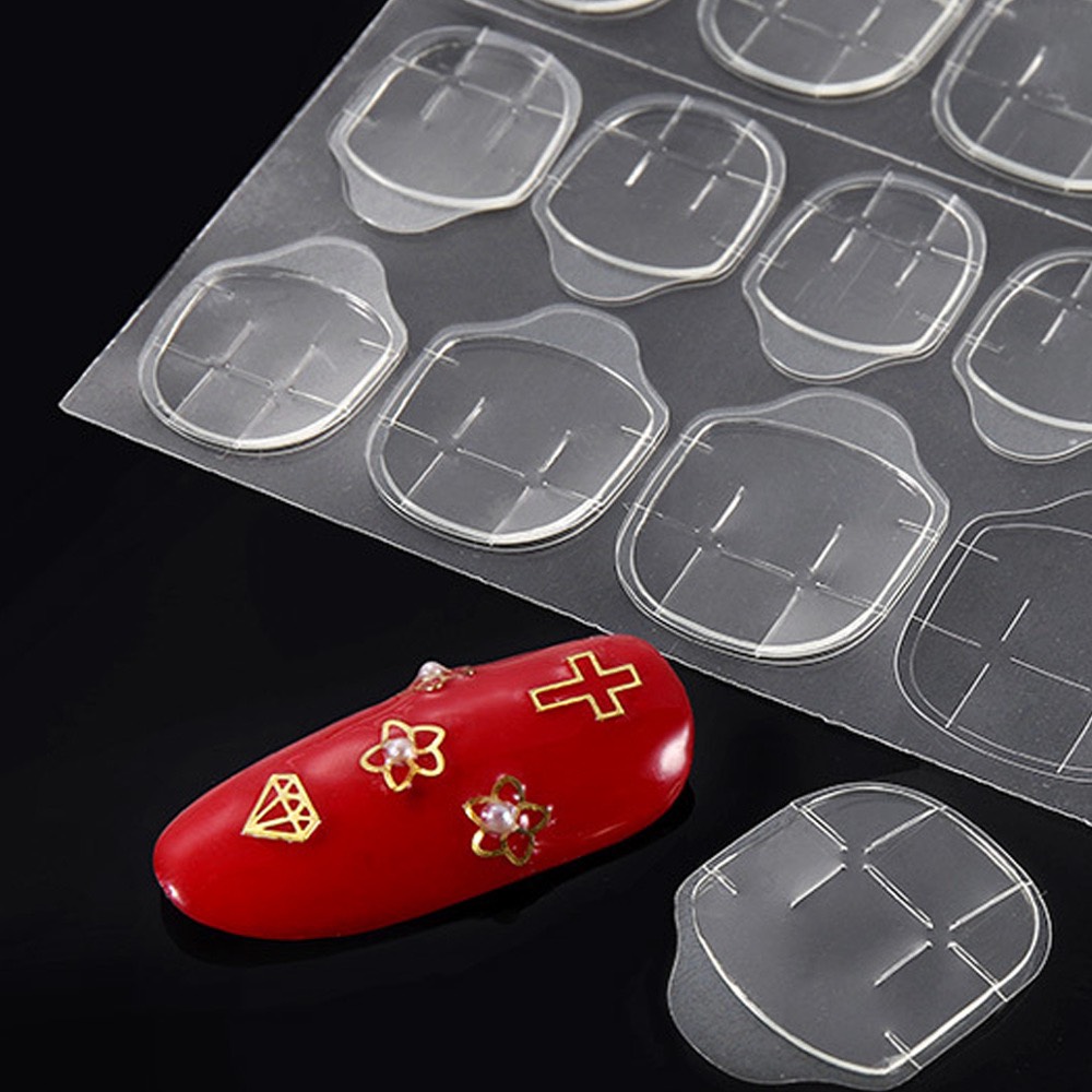 Keo Dán Móng 2 Mặt Silicon-24 Đầu Móng