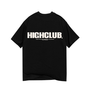 HIGHCLUB Basic Tee - Black White thumbnail