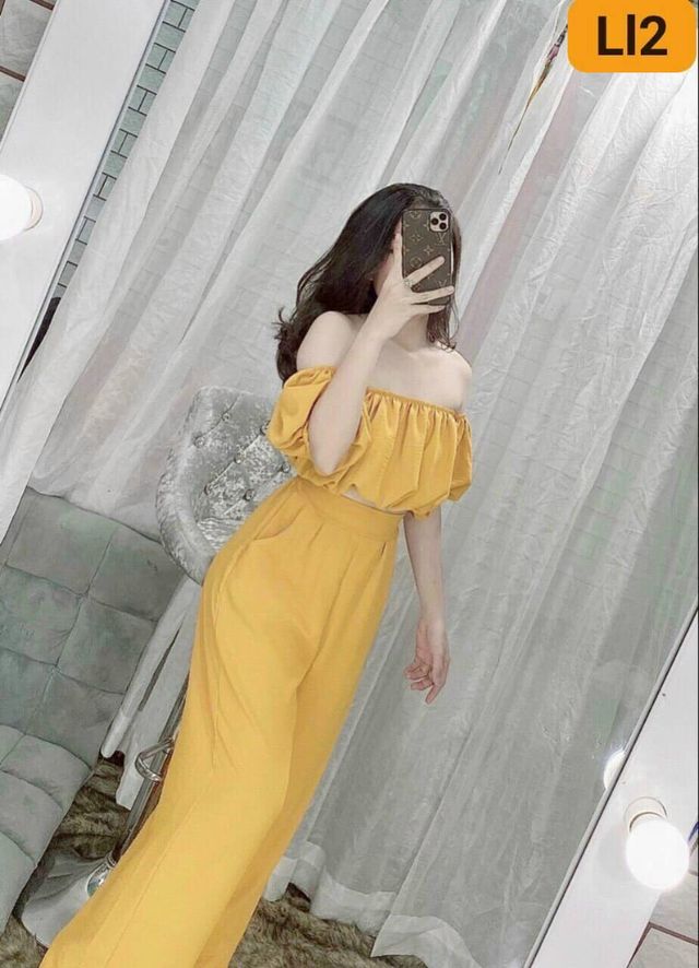 SÉT VOAN TRỄ VAI QUẦN SUÔNG SIÊU DỄ THƯƠNG