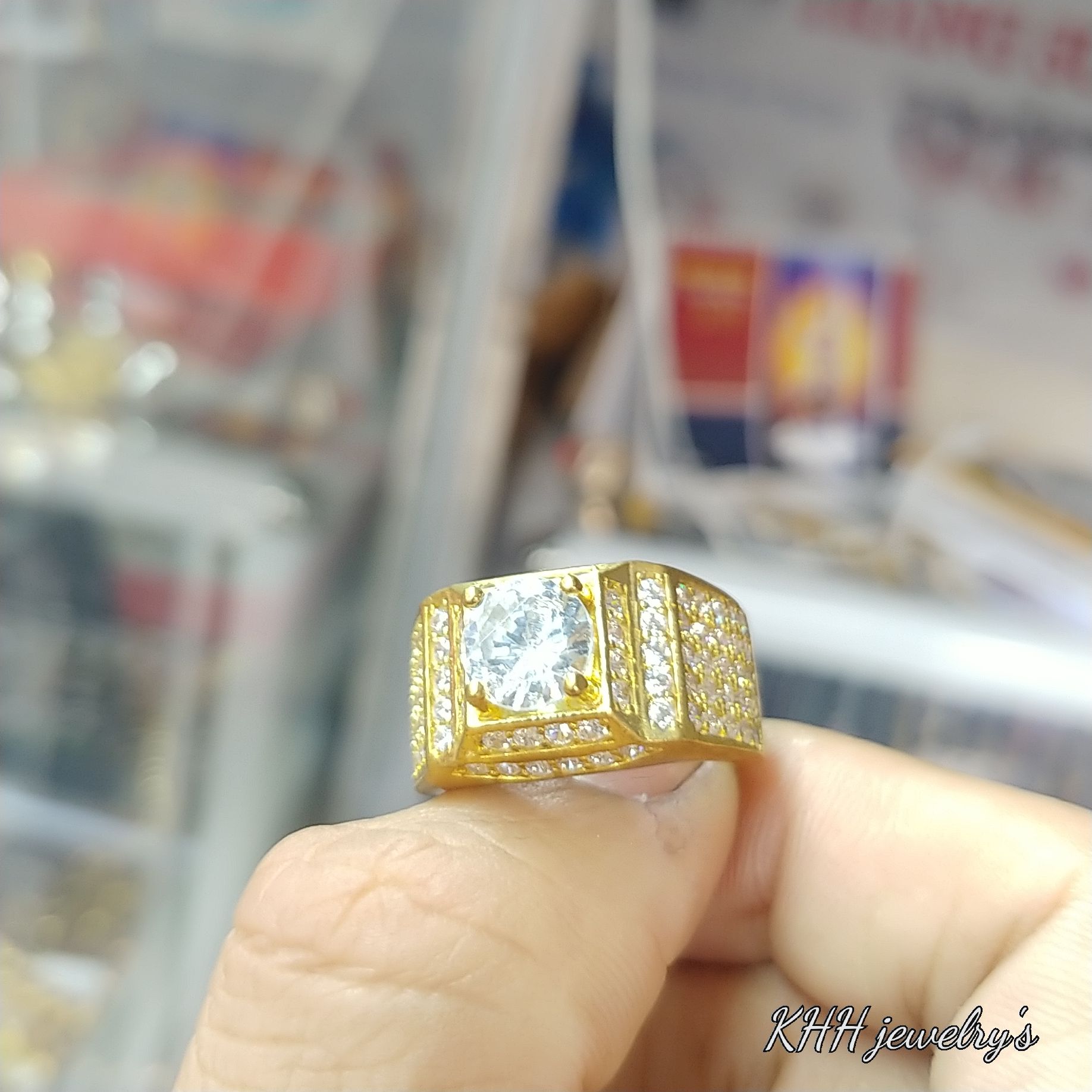 Nhẫn Đá Trắng Vonfram- Vĩnh Viễn Không Phai