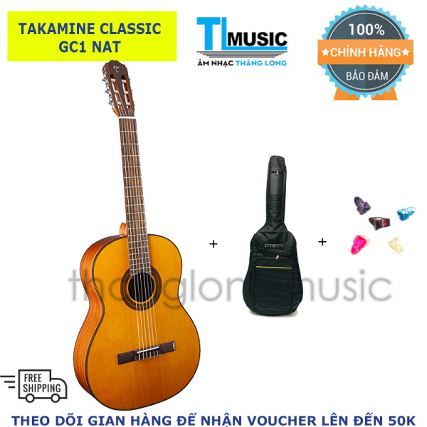 Guitar Classic Takamine GC1NAT (GC1 NAT) - Tặng bao vải 3 lớp + 5 móng gảy