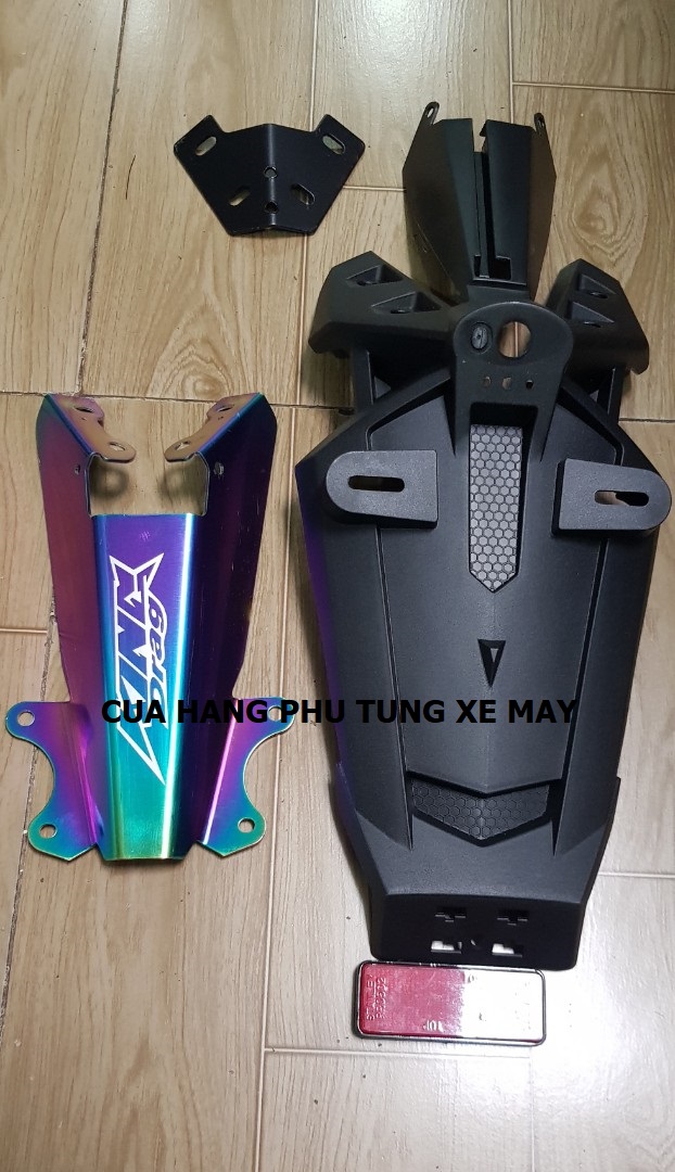 Dè sau EXCITER 150 kiểu mã lai tặng kèm pat nhôm KING DRAG titan