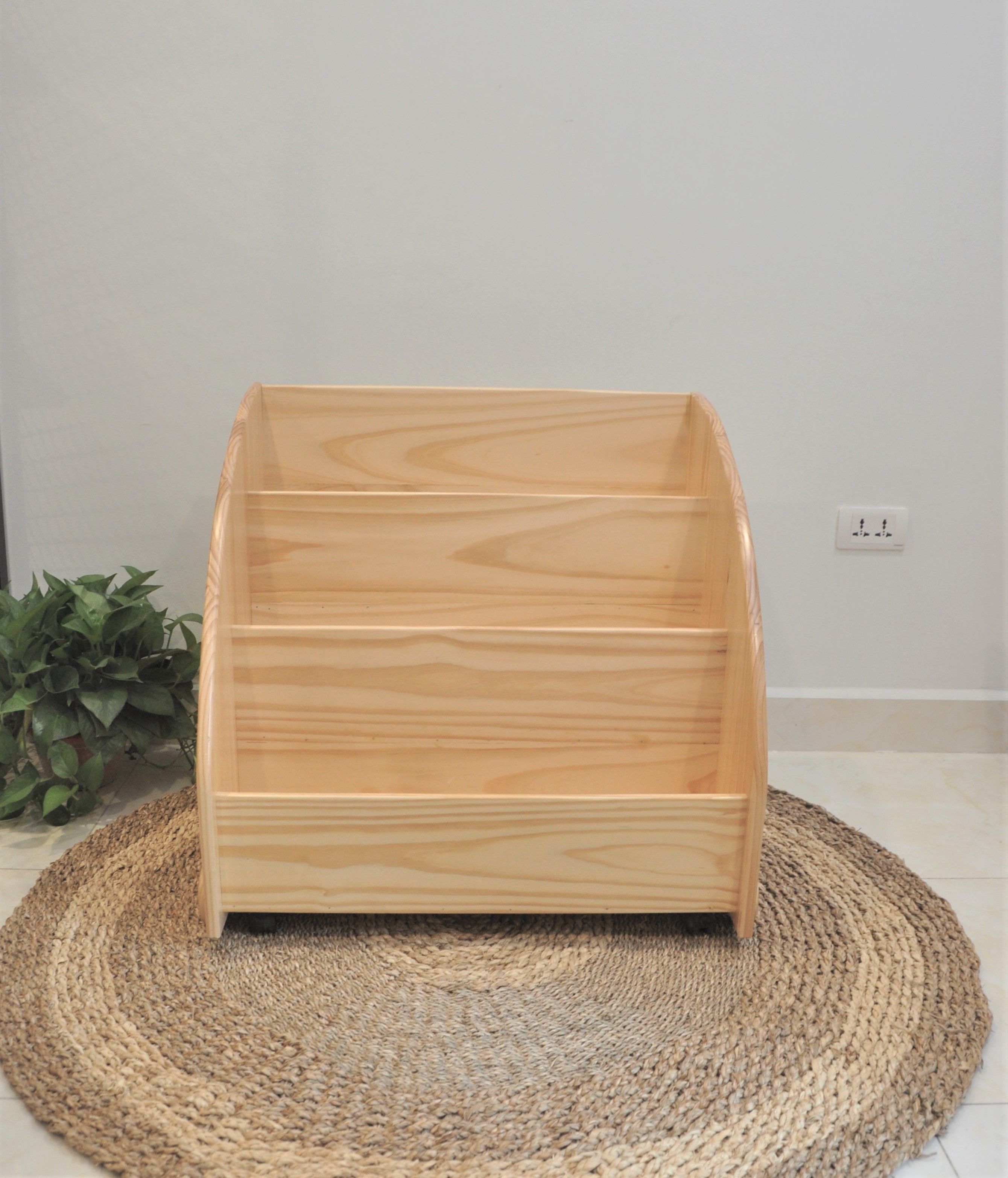 Kệ Sách Có Bánh Xe Momo II (Lớn) - Bebewood