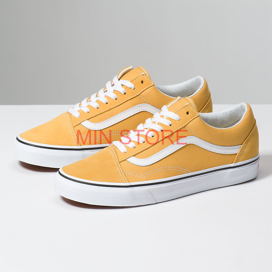 [SALE] Giày Vans Old Skool Màu Vàng Trắng
