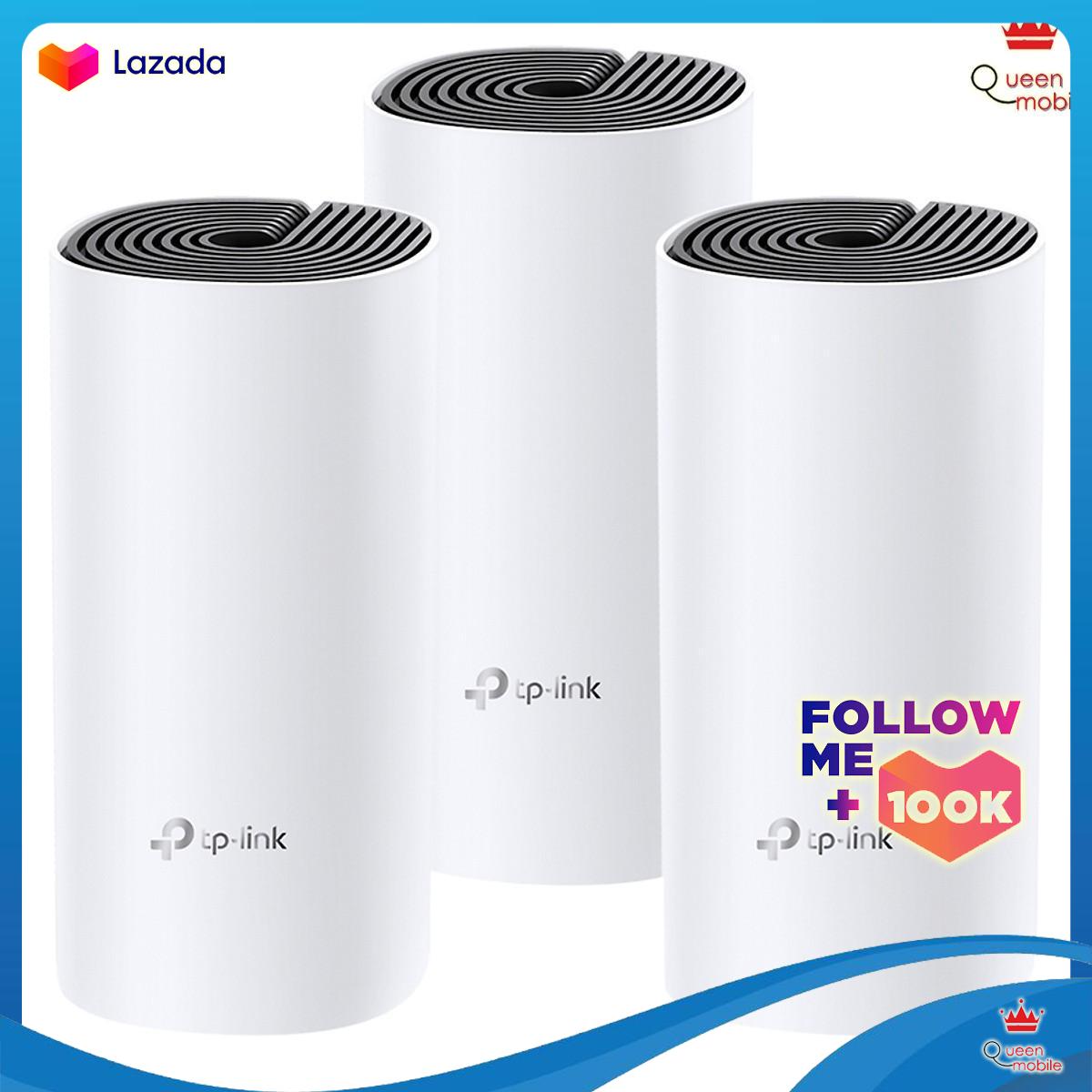 [HCM][Trả góp 0%]Bộ Phát Wifi Mesh TP-Link Deco M4 AC1200 MU-MIMO (3-pack)