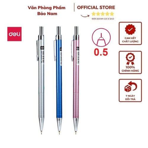 Bút Chì Kim Deli 6492 - Ngòi 0.5mm, 0.7mm