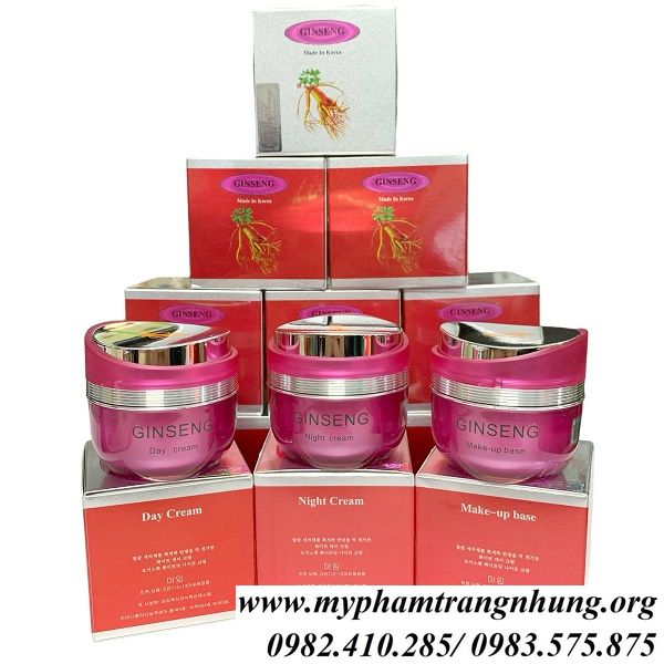 KEM NGÀY DƯỠNG DA, DỊU DA GINSENG HÀN QUỐC