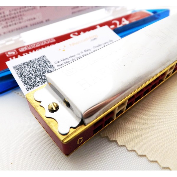Kèn harmonica tremolo Suzuki Study 24 key C