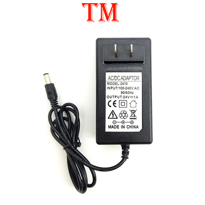 Nguồn adapter 24V 1A jack DC 5.5 x2.1 mm