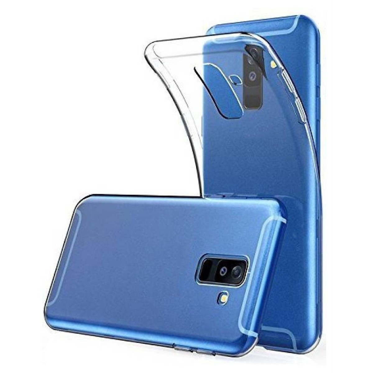 Ốp Silicon cho Samsung Galaxy A6 Trong suốt (Loại A+ chống ố vàng)