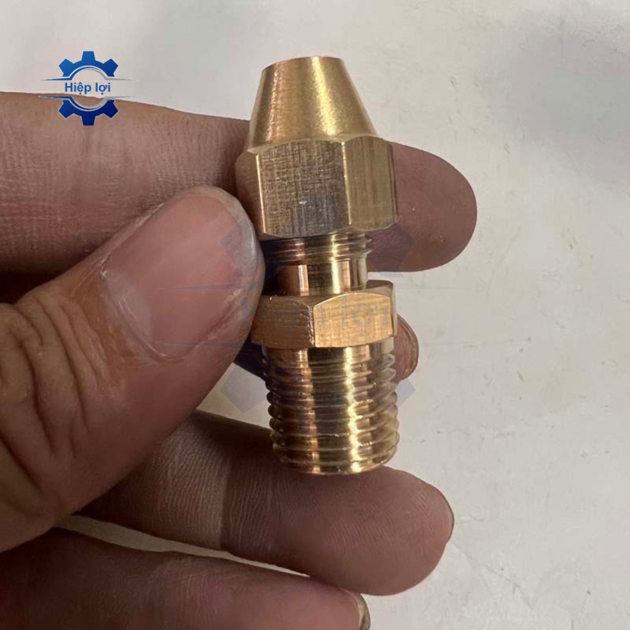 Nối ren ngoài hạt bắp thau – phụ kiện nối ống khí nén chắc chắn, chống rò rỉ, dễ lắp đặt