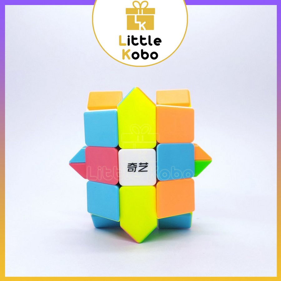 Rubik QiYi Fisher Cube Rubic Biến Thể Stickerless Đồ Chơi Trí Tuệ Trẻ Em Phát Triển Tư Duy Thông Minh - Little Kobo
