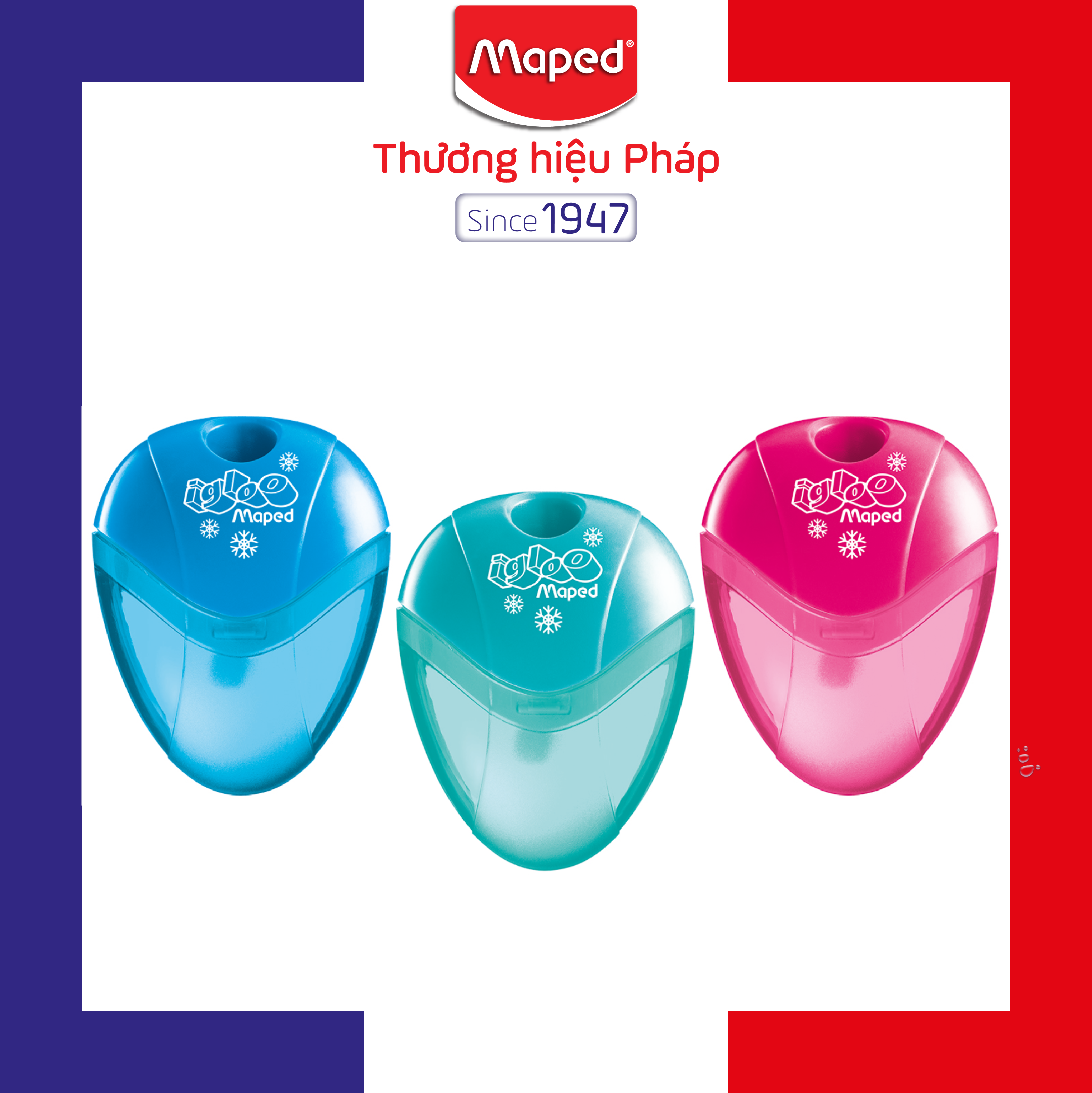 MAPED - Chuốt chì Tim 1 lỗ - 1 Cái