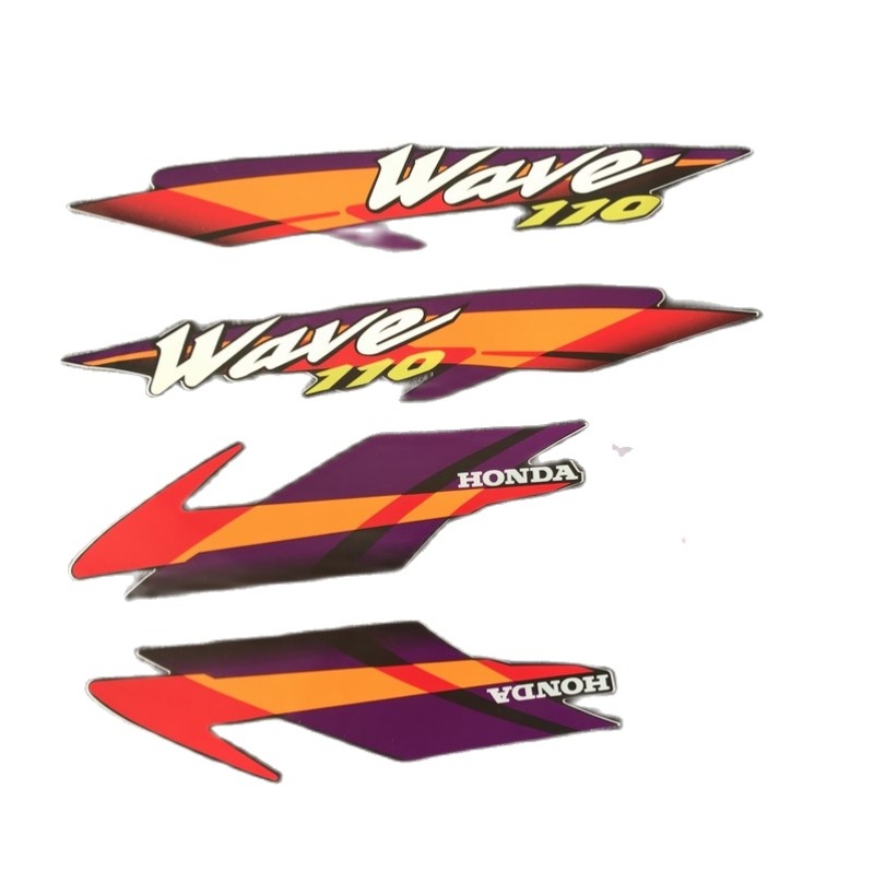 [CHUYÊN TEM] TEM DÁN XE WAVE 110 THÁI 3 LỚP CAO CẤP NHƯ ZIN (MÀU TÍM MẬN)