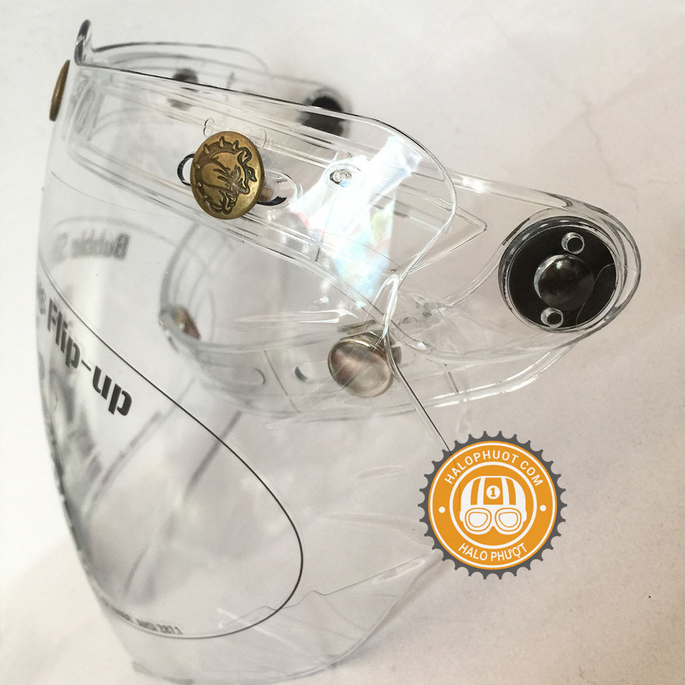 Kính Flat Eagle Bulldog Chính Hãng (gắn nón 3/4)